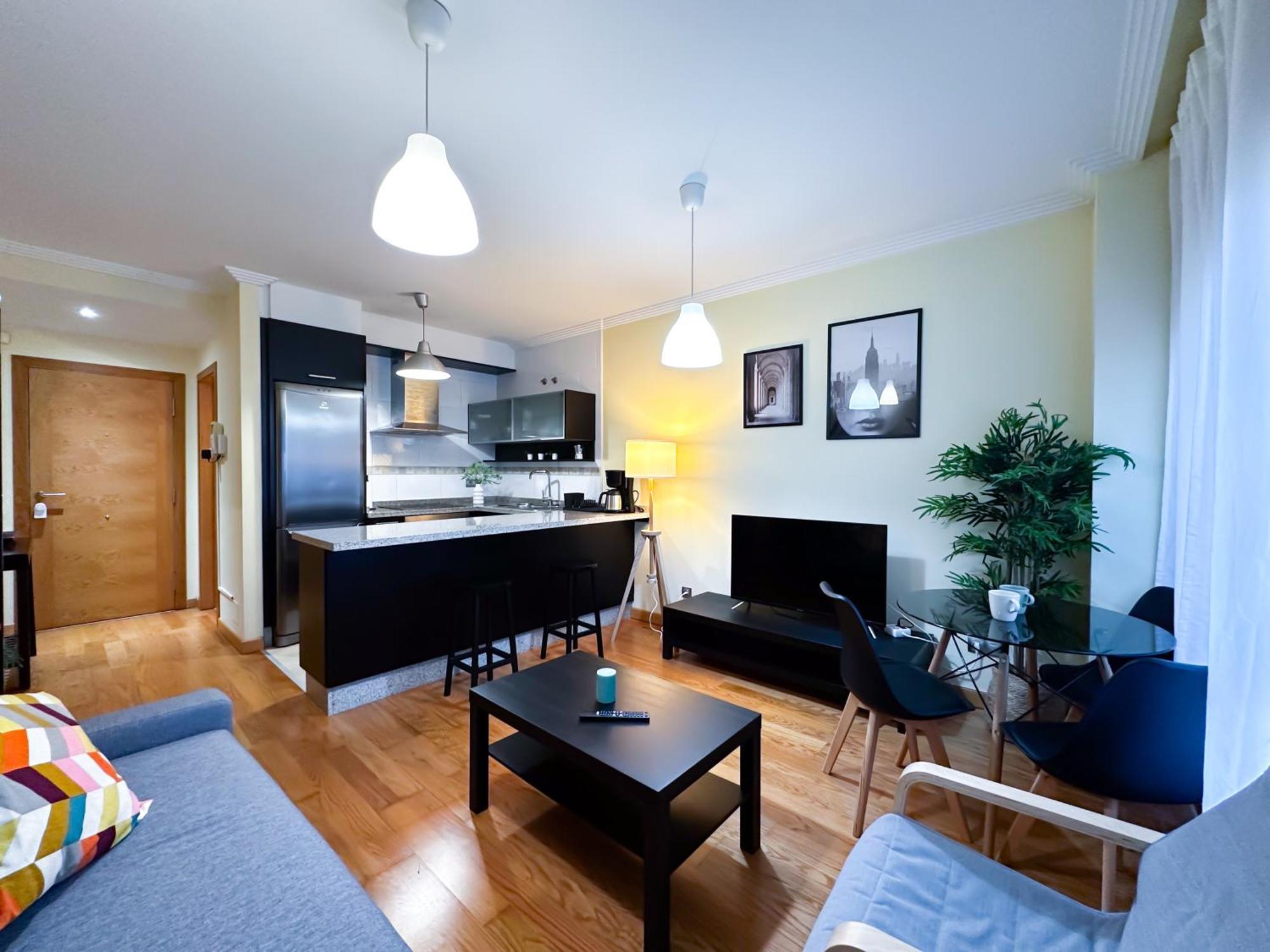 Apartamento Con Garaje, Centrico Y Luminoso Comarca de Comarca de Pontevedra Buitenkant foto